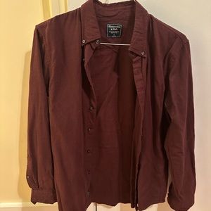 Abercrombie - Casual Dark Red Shirt